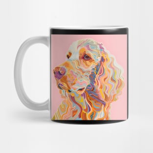 Curly-coated Retriever in 80's Mug